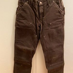Brown carhartt cargo pants